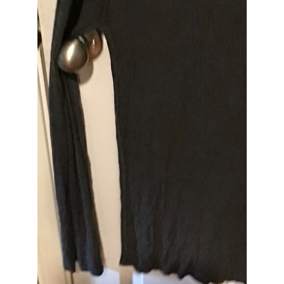 See You Monday Gray Long Sleeve Side Slit Duster Cardigan Women’s Size Medium - Picture 4 of 4